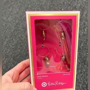 Lilly Pulitzer drink markers